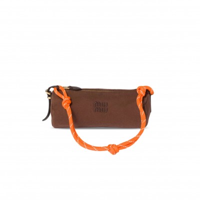 MIU MIU GABARDINE POUCH 5NE853 (22*9*9cm)